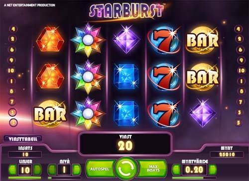 Starburst free slot