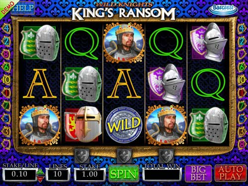 Wild knights slot online