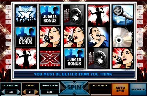 X Factor free slot