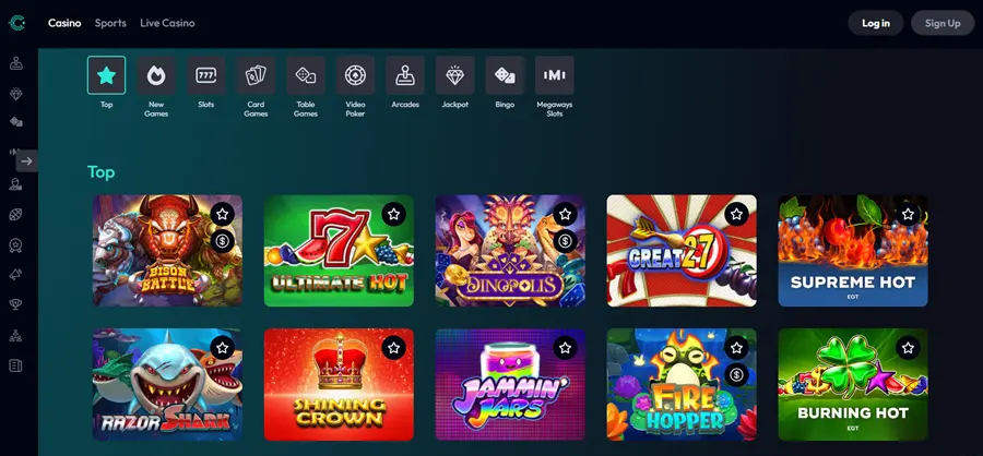 CryptoCasino recension