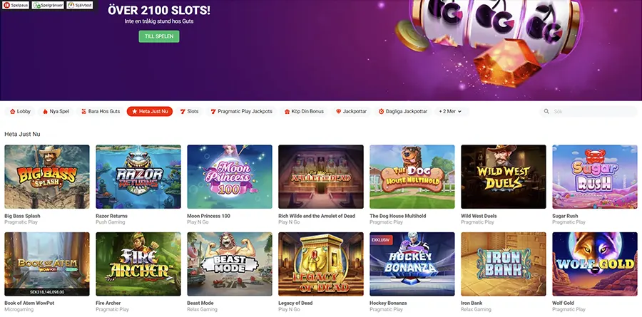 Guts Casino recension