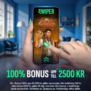 Swiper Casino bonus och spelutbud