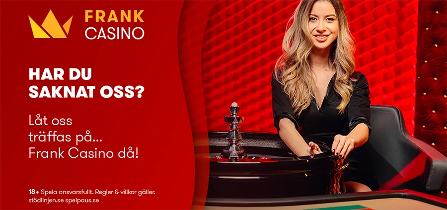 Prova Spelautomater med Frank casino bonus