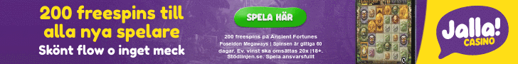 Jalla casino välkomstbonus