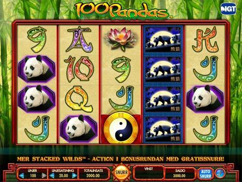 100 Pandas slot