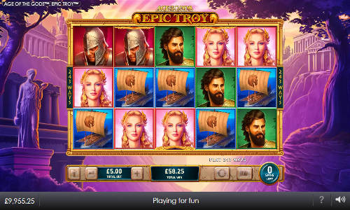 Age of the Gods Epic Troy slot
