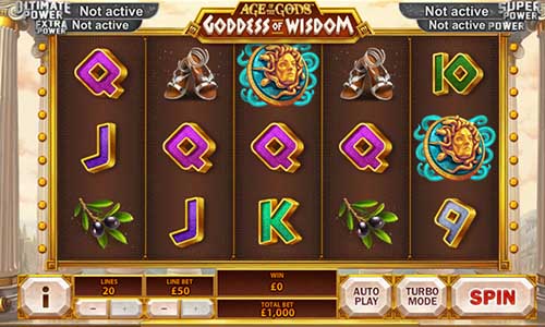 Age of the Gods Goddess of Wisdom slot
