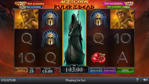 Age of the Gods Ruler of the Dead slot