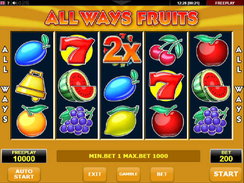 Allways Fruits slot