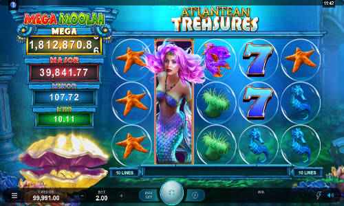 Atlantean Treasures Mega Moolah slot