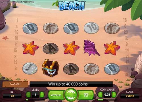 Beach slot