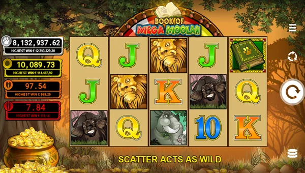 Book of Mega Moolah slot