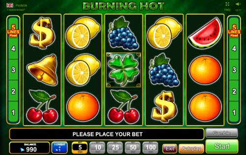 Burning Hot 6 Reels slot