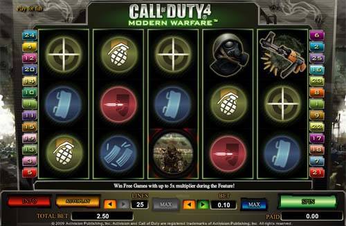 Call of Duty 4 slot