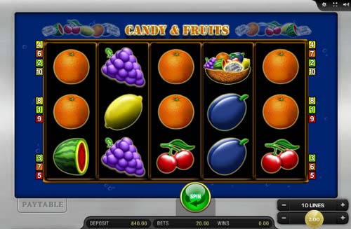 Candy and Fruits slot