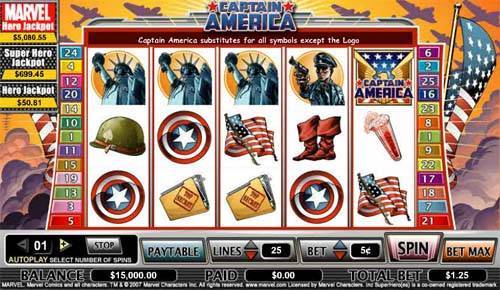 Captain America slot