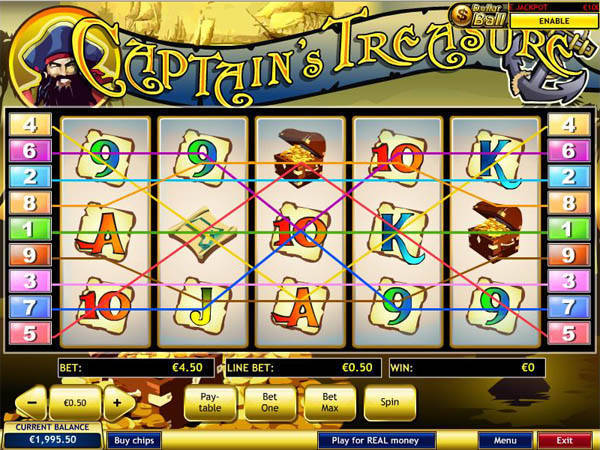 Captains Treasure slot