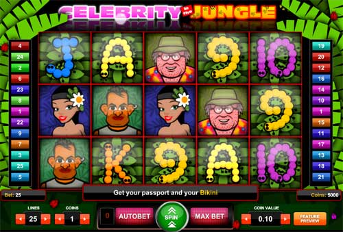 Celebrity in the Jungle slot