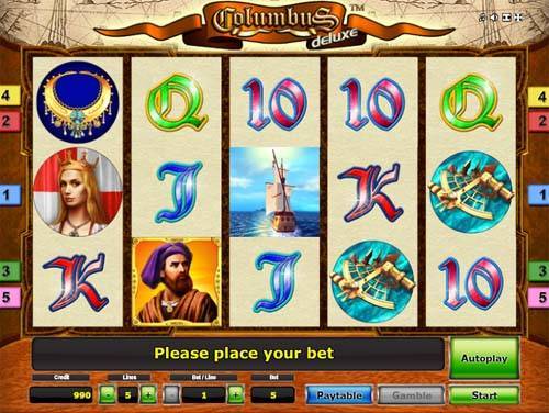 Columbus Deluxe slot