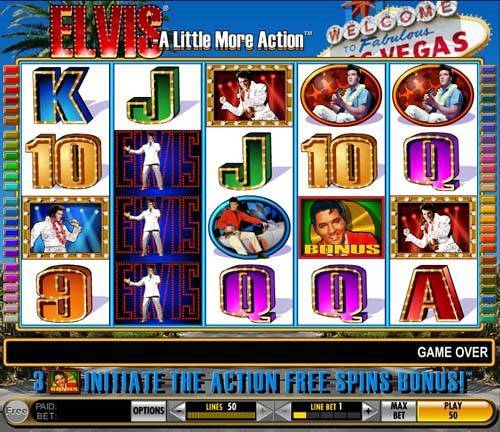 Elvis A Little More Action slot