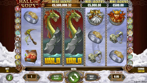 Hall of Gods slot