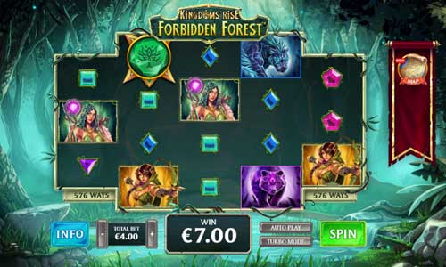 Kingdoms Rise Forbidden Forest slot
