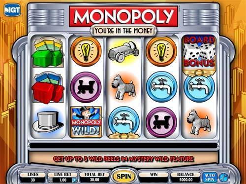 Monopoly In The Money slot