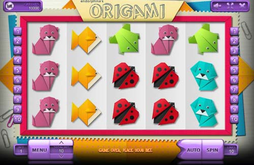 Origami slot