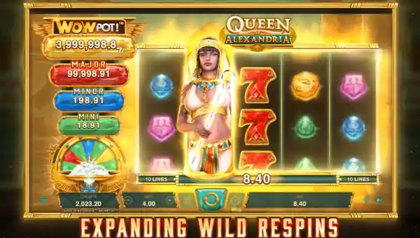 Queen of Alexandria WowPot slot