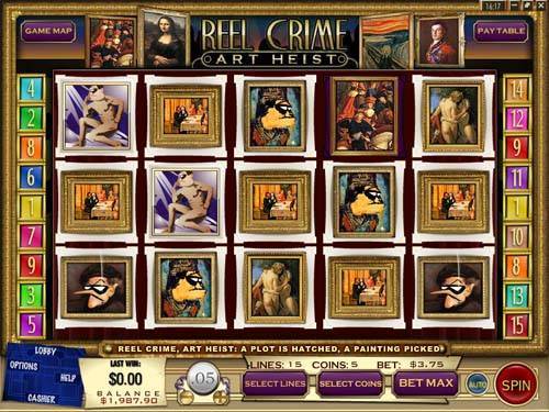 Reel Crime 2 Art Heist slot