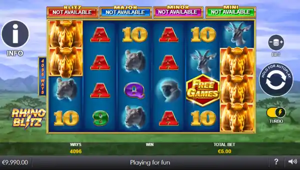 Rhino Blitz slot