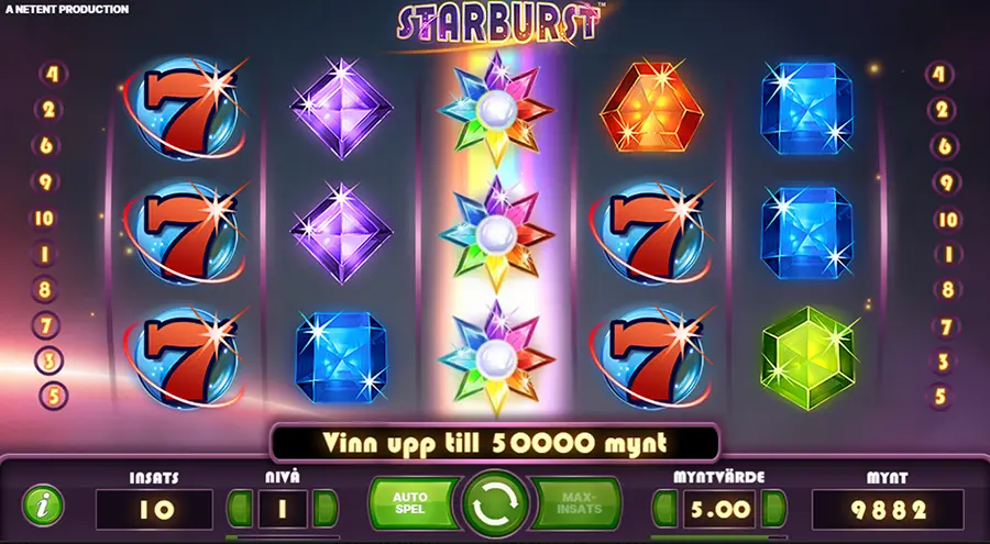 lr dig spela Starburst slot