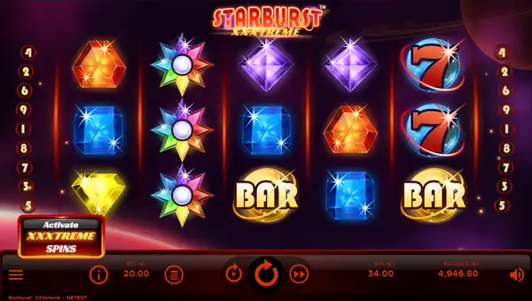 Starburst XXXtreme slot