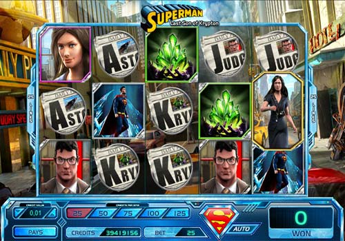 Superman Last Son of Krypton slot