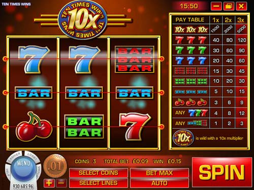 Ten Times Wins slot