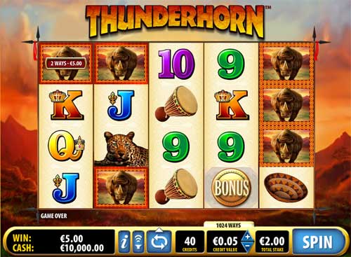 Thunderhorn slot