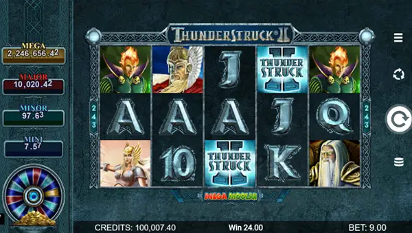 Thunderstruck 2 Mega Moolah slot