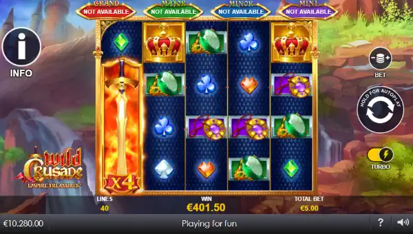 Wild Crusade Empire Treasures slot