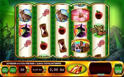 Wizard of Oz Ruby Slippers slot