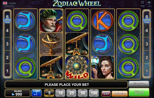 Zodiac Wheel slot